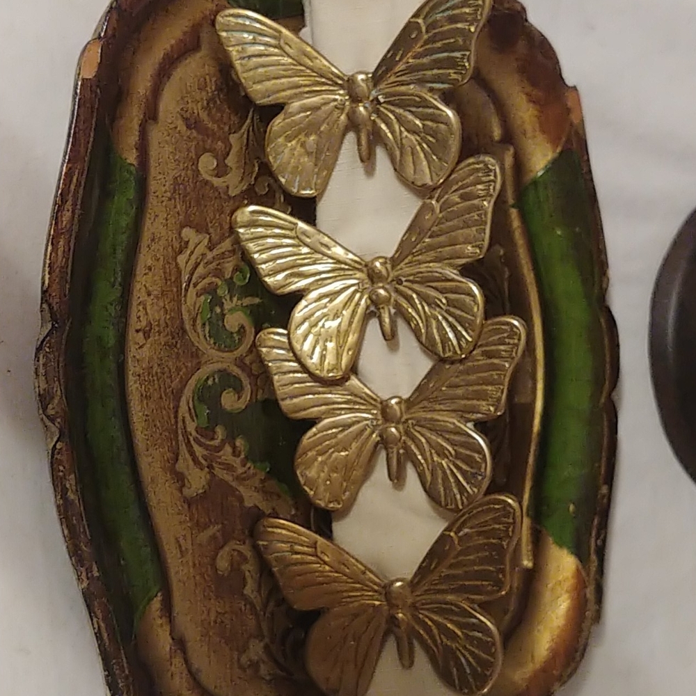Vintage Solid Brass Napkin rings (4)